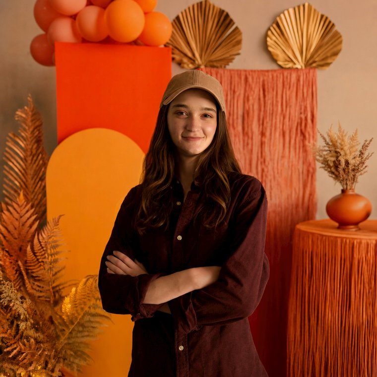Setcircle founder on an orange styled set
